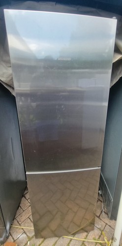 Metallic silver siemens fridge - metallic,